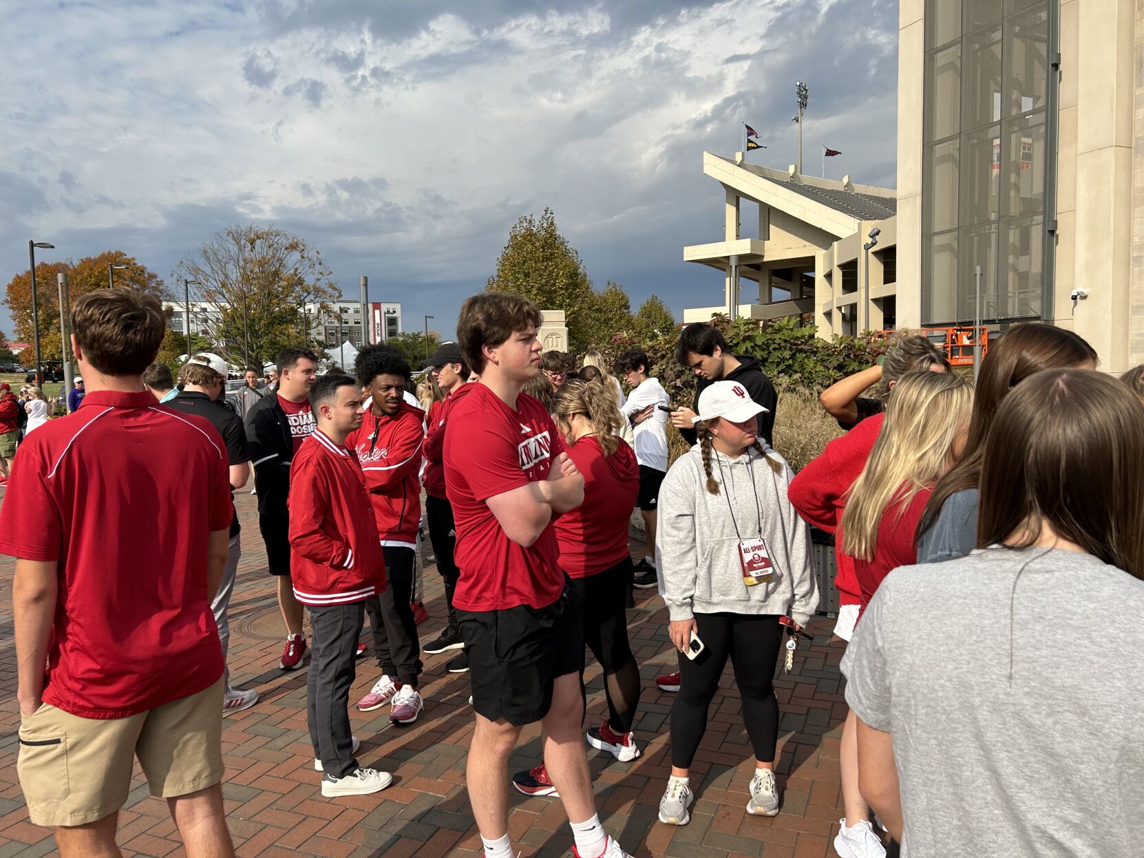 ESPN COLLEGE GAMEDAY PREP IN BLOOMINGTON